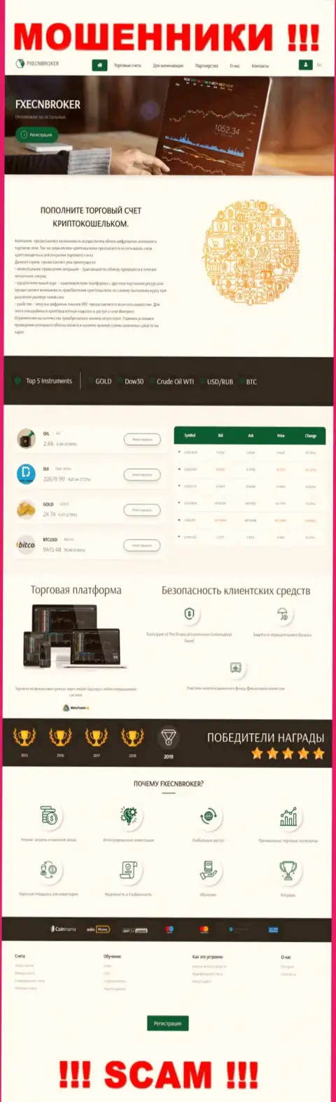 Обзор официального сайта мошенников ФИксЕСН Брокер