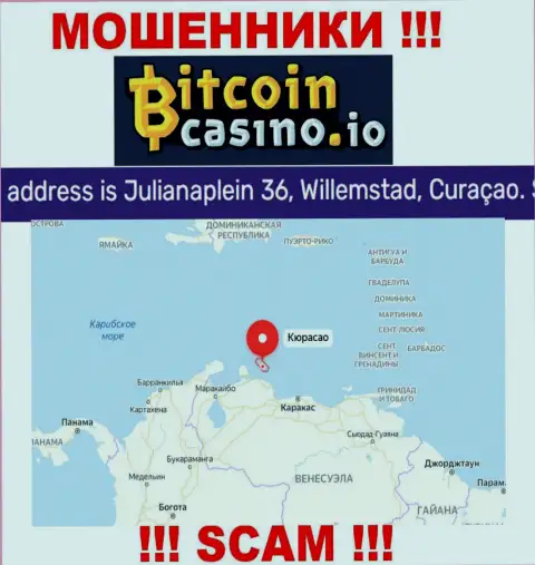 Осторожнее - компания Bitcoin Casino пустила корни в офшорной зоне по адресу: Julianaplein 36, Willemstad, Curacao и накалывает клиентов