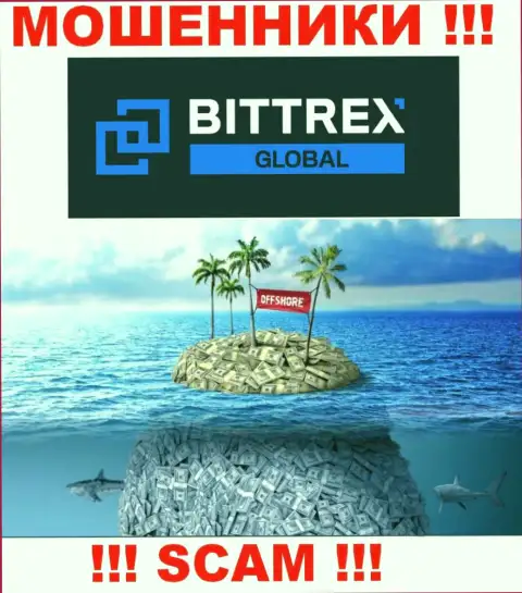 Bermuda Islands - именно здесь, в офшоре, отсиживаются мошенники Bittrex Com