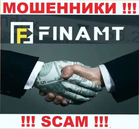 Поскольку деятельность интернет-мошенников Finamt Com - это сплошной обман, лучше совместной работы с ними избегать