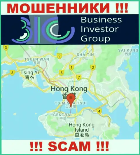 Оффшорное место регистрации BusinessInvestorGroup Com - на территории Hong Kong
