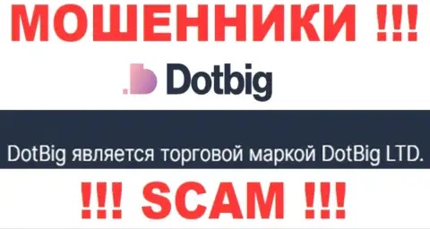 DotBig LTD - юридическое лицо internet-мошенников контора DotBig LTD